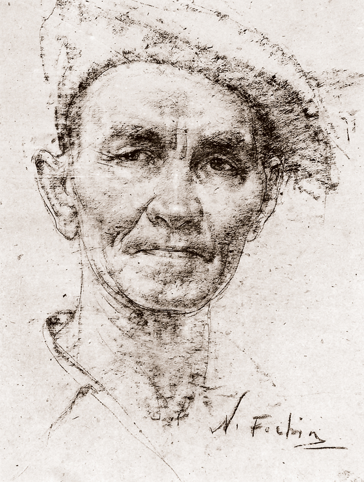  Nicolai Ivanovich Fechin —— 自画像 (2)